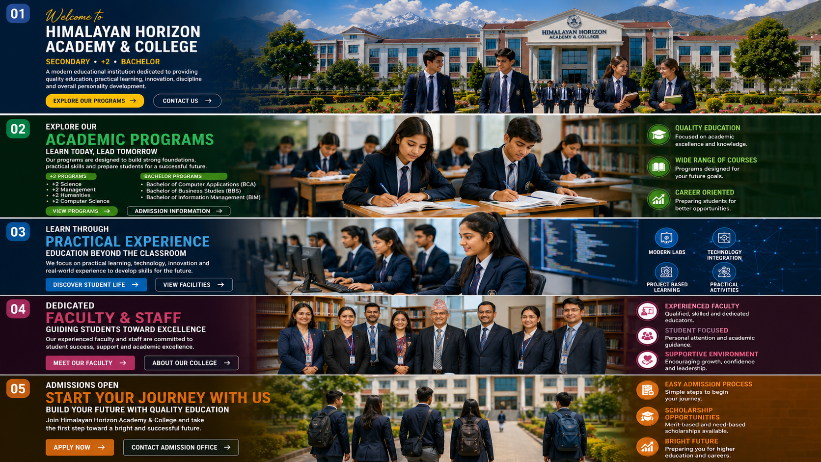 Quality education at Himalayan Horizon Academy and College